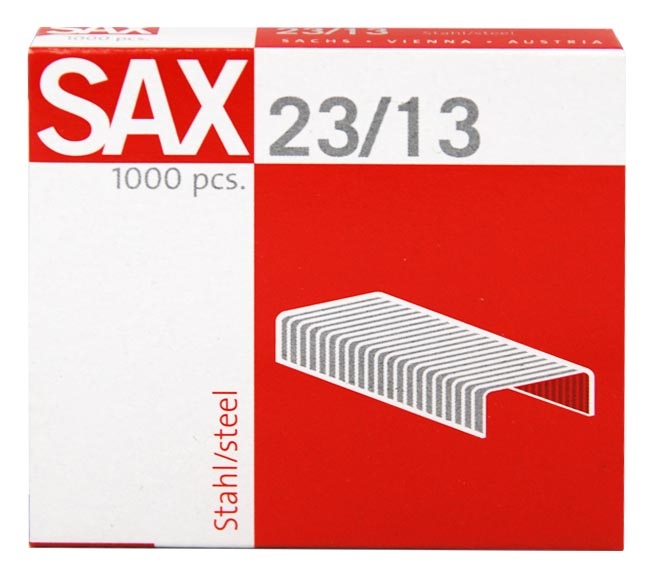 SAX staples 23/13 x 1000pcs