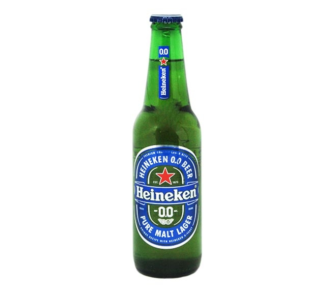 HEINEKEN lager beer bottle 0.0 alcohol 330ml