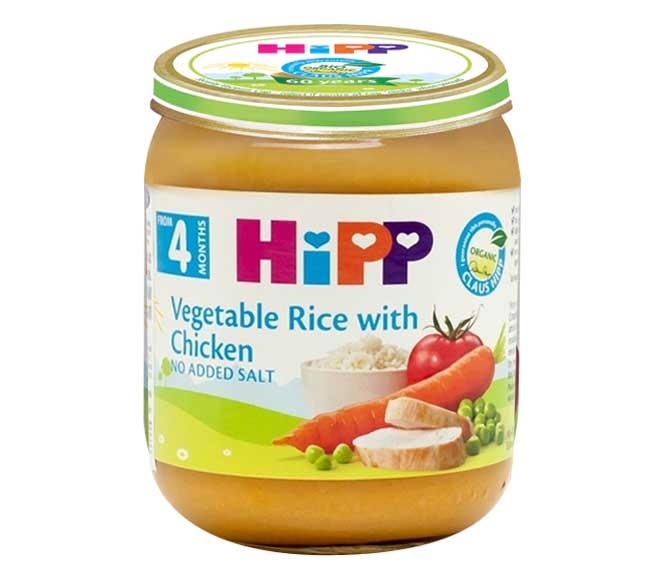 HIPP vegetable rice with chicken 125g