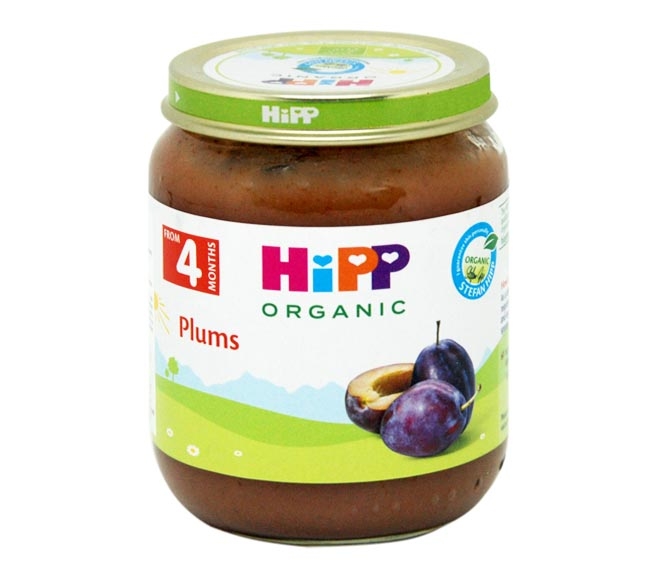 HIPP organic plums 125g
