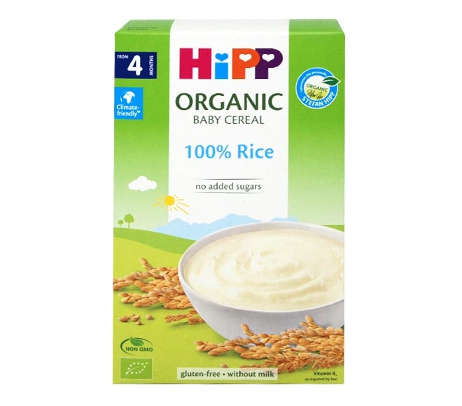 HIPP organic baby cereal 200g – Rice (gluten free)