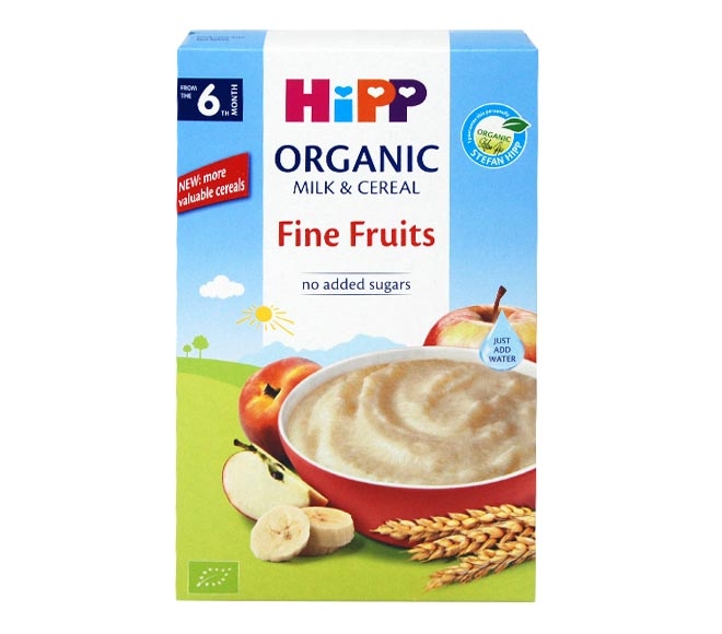 HIPP organic milk & cereal 250g – Fine Fruits