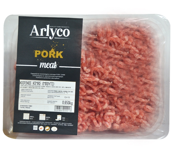 ARLYCO pork minced leg 650g