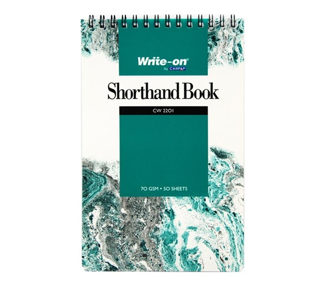 shorthand book CAMPAP 127x204mm (50 sheets)