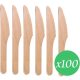 cutlery wooden CATERWAYS knives 160mm x 100pcs