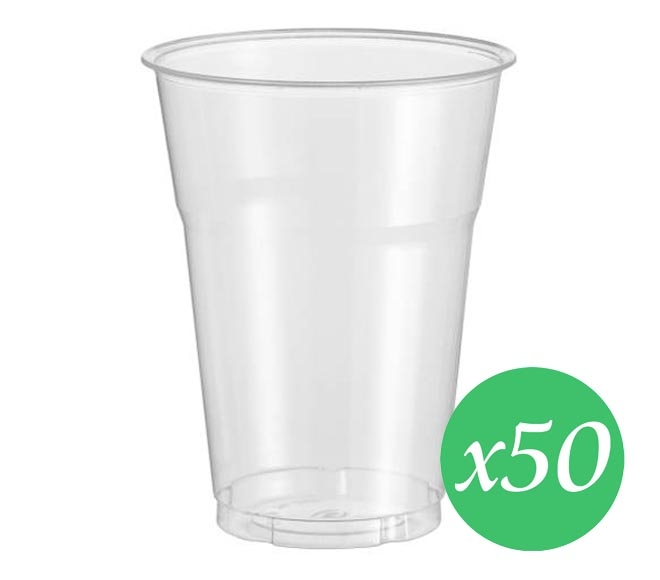 clear CATERWAYS plastic cups 500cc x 50pcs