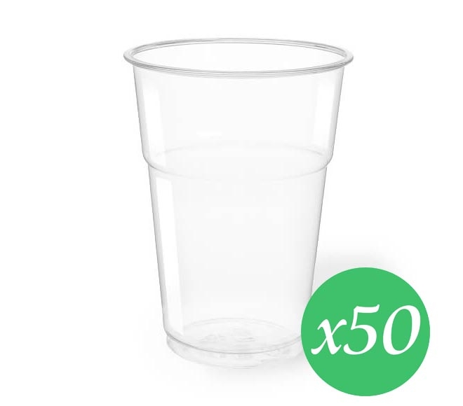 crystal CATERWAYS plastic cups 400cc x 50pcs