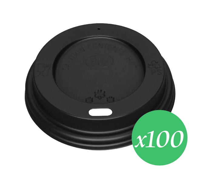 coffee cup LID for 8oz paper cups x 100pcs