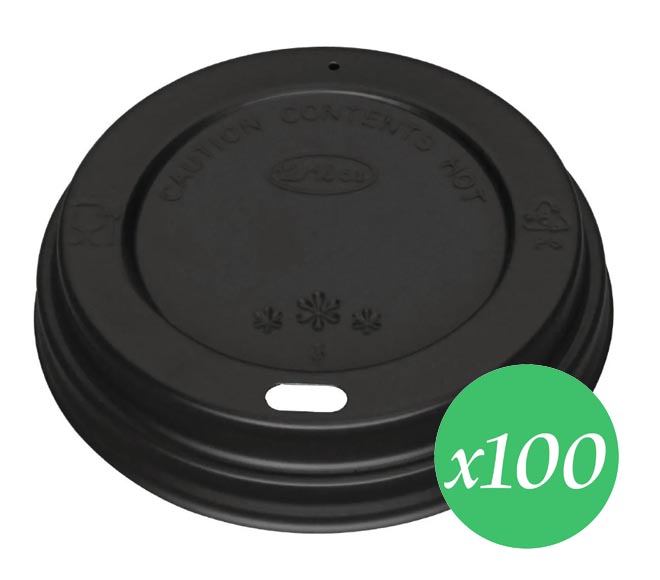 coffee cup LID for 12oz paper cups x 100pcs
