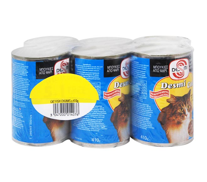 cat DESMI fish chunks in gravy 6x410g