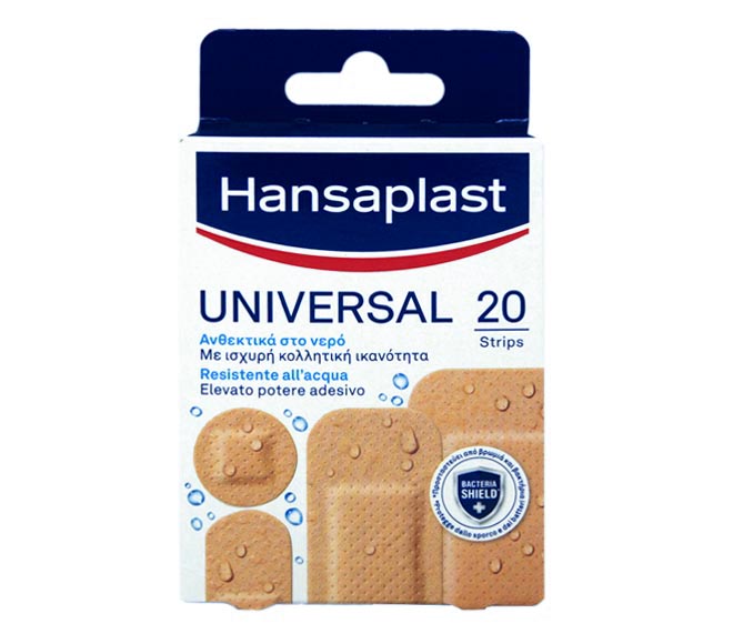 HANSAPLAST bandages 20 strips water resistant