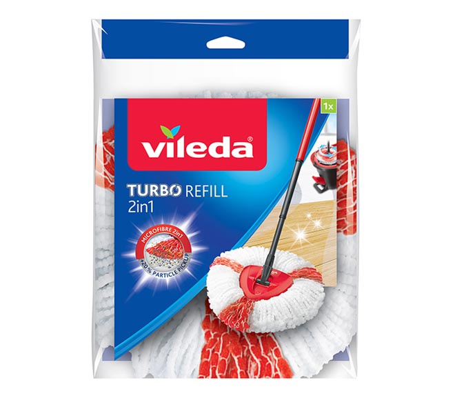 VILEDA – Turbo refill Mop 2in1 microfiber
