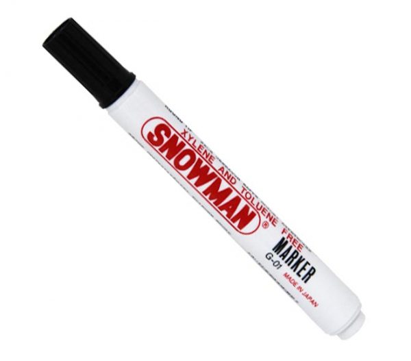 marker SNOWMAN permanent - BLACK