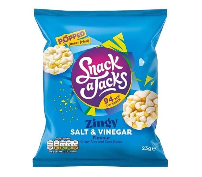 SNACK a JACKS 23g – salt & vinegar flavour