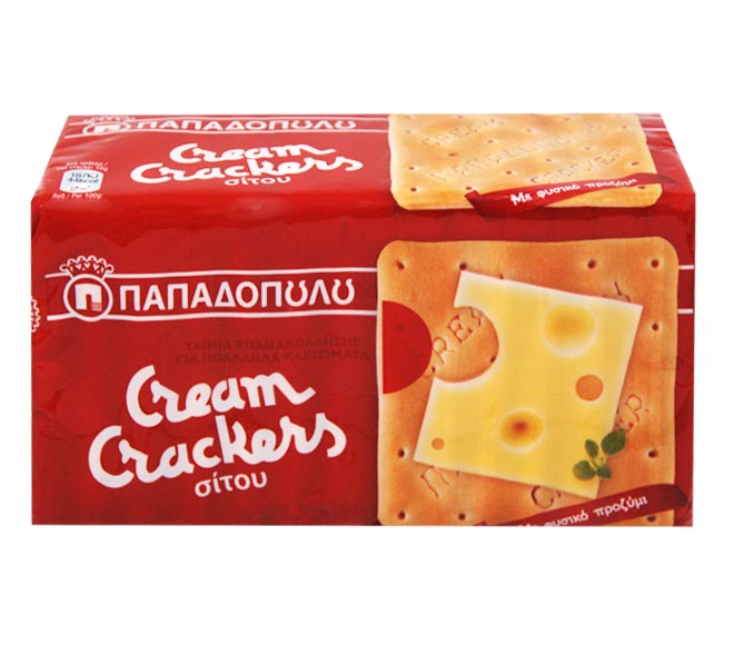PAPADOPOULOS cream crackers wheat 140g
