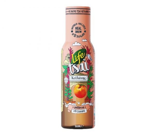 LIFE tsai zero sugar 500ml - Peach