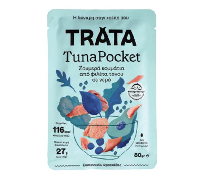 TRATA tuna pocket in water 80g