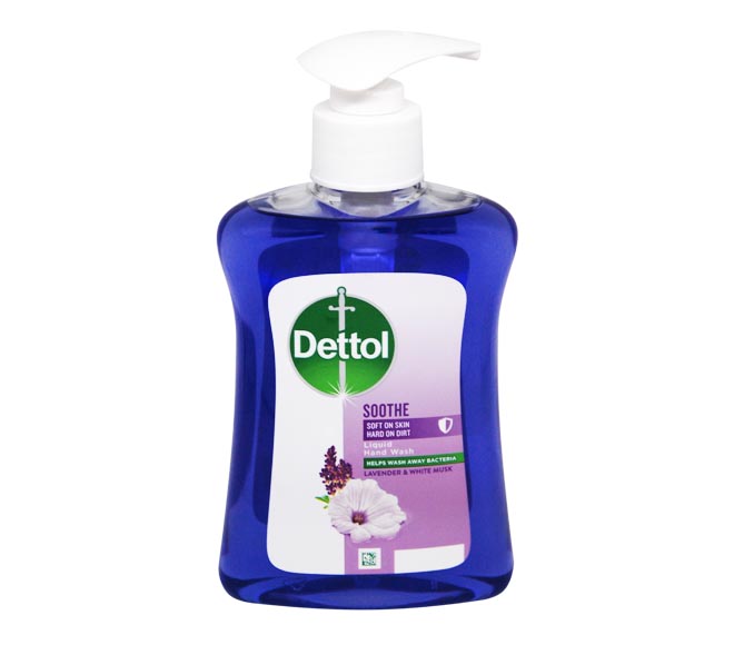 DETTOL Liquid handsoap antibacterial pump 250ml – soothe