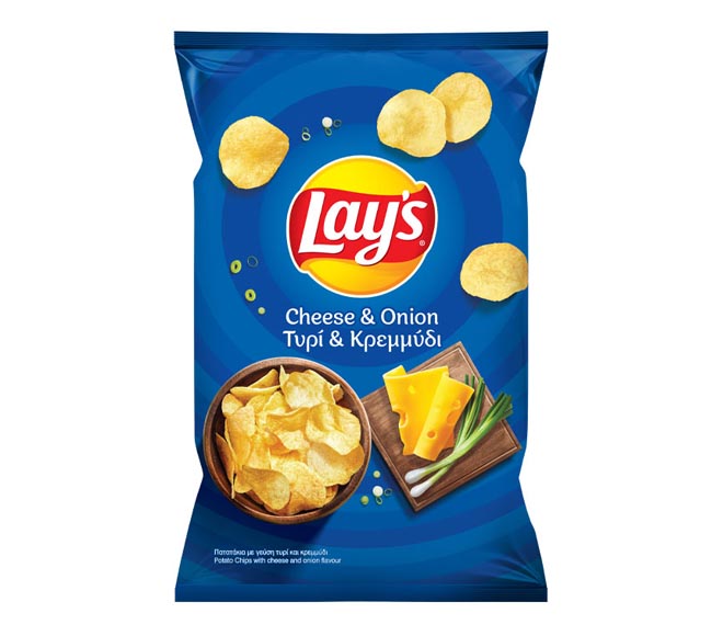 LAYS cheese & onion 180g