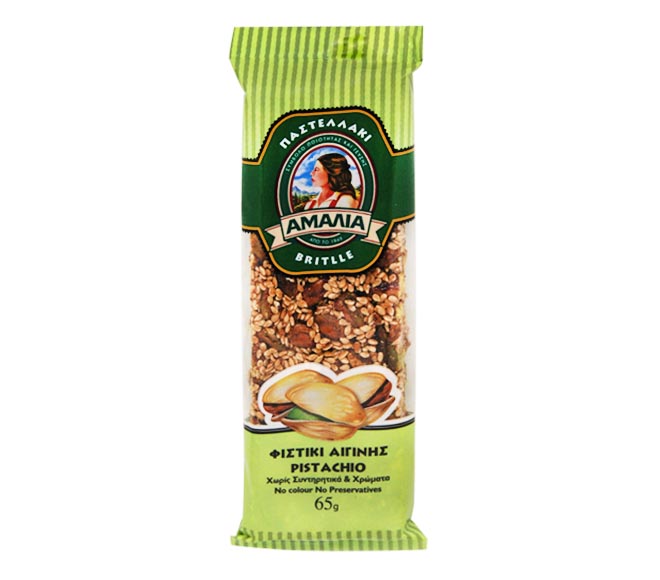 AMALIA brittle with pistachio nuts 65g