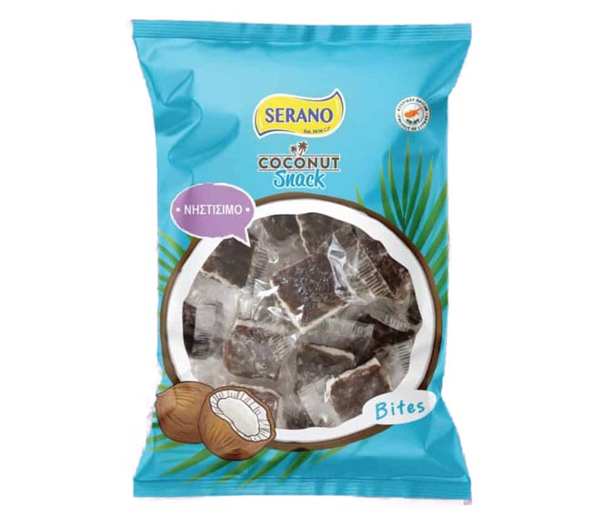 SERANO coconut choco squares 250g