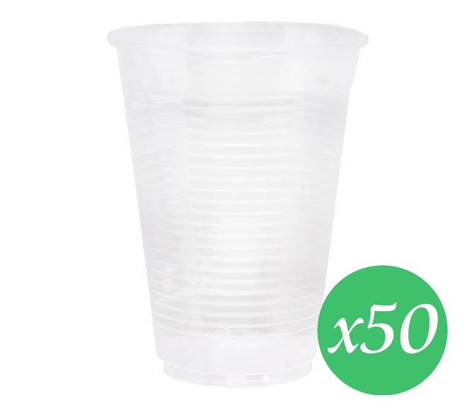 water cups PIP clear 280cc x 50pcs