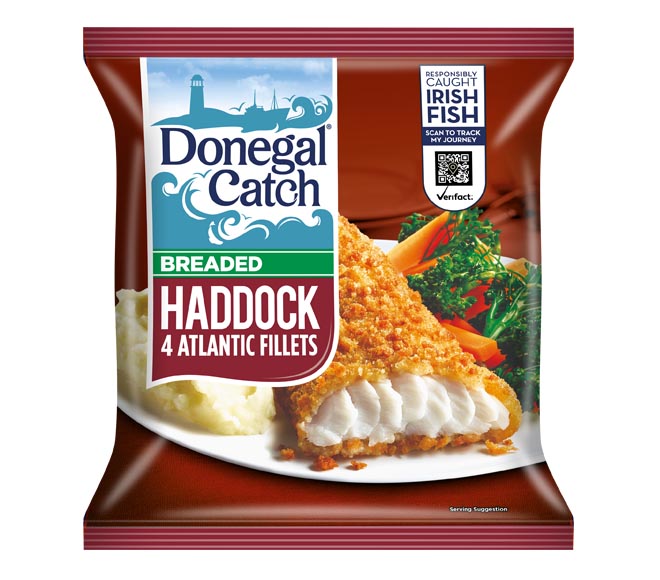 DONEGAL CATCH breaded haddock 4 atlantic fillets 400g