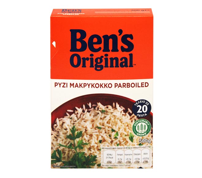 BENS Original long grain parboiled rice 20 min 500g