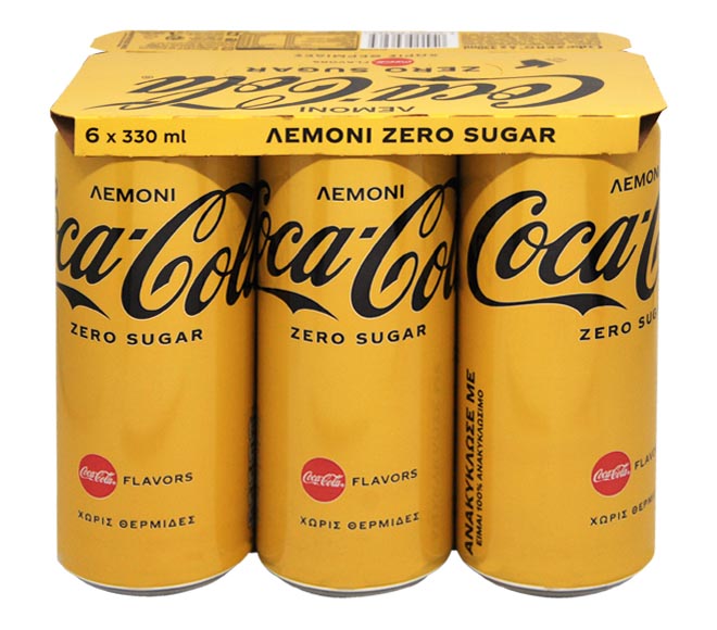 can COCA COLA Lemon 6x330ml – Zero sugar