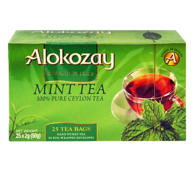 tea ALOKOZAY (25pcs) 50g – Mint (100% pure Ceylon tea)