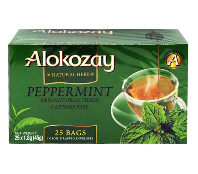 tea ALOKOZAY (25pcs) 45g – Peppermint (100% natural herbs caffeine free)