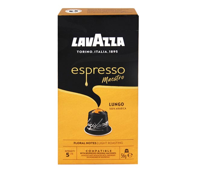 LAVAZZA Espresso Maestro Lungo 56g – (10 caps – intensity 5)