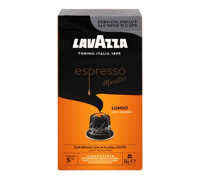 LAVAZZA Espresso Maestro Lungo 56g – (10 caps – intensity 5)