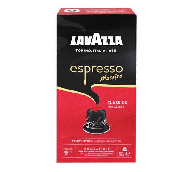 LAVAZZA Espresso Maestro Classico 57g – (10 caps – intensity 9)