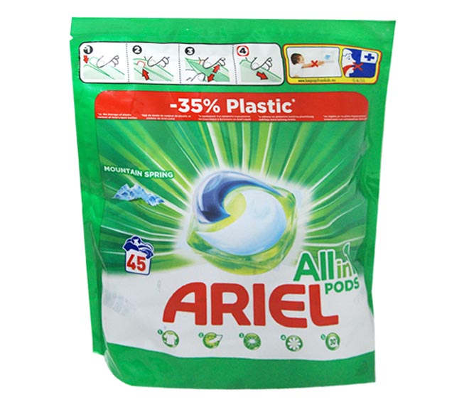 ARIEL Allin1 pods 45 washes 1134g