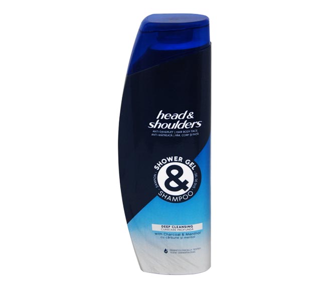 HEAD & SHOULDERS shower gel & shampoo 360ml – Deep Cleansing