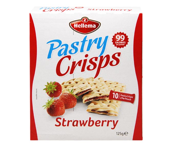HELLEMA Pastry crisps 125g – Strawberry