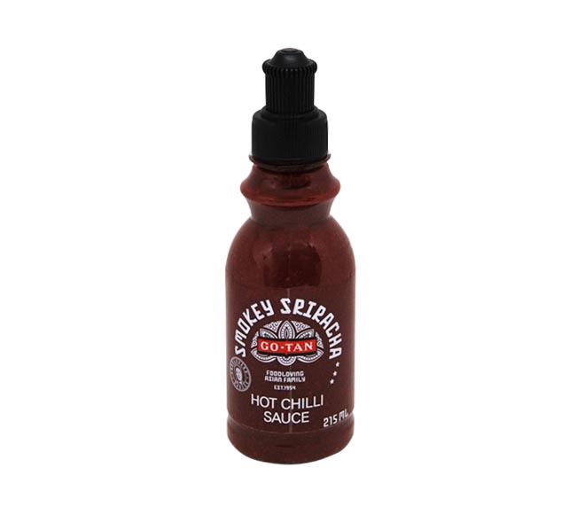 GO – TAN Smokey Sriracha Hot Chili Sauce 215ml
