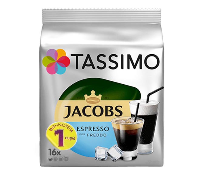 TASSIMO JACOBS espresso for freddo 144g (16 portions – €1 OFF)