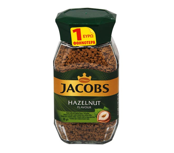 JACOBS instant coffee 95g – Hazelnut flavour (€1 OFF) – Cheap Basket