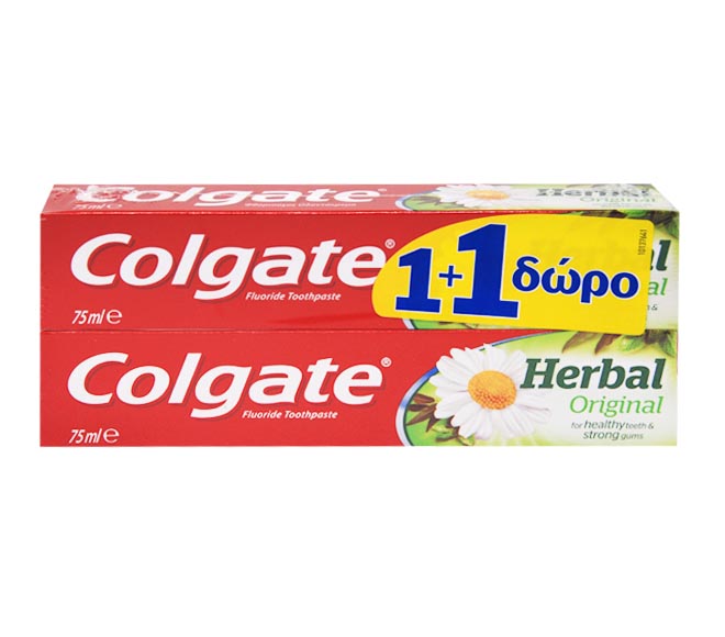 toothpaste COLGATE 2x75ml – Herbal Original (1+1 FREE)