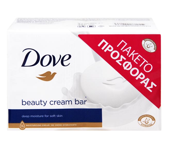 DOVE soap bar beauty cream 4x 90g