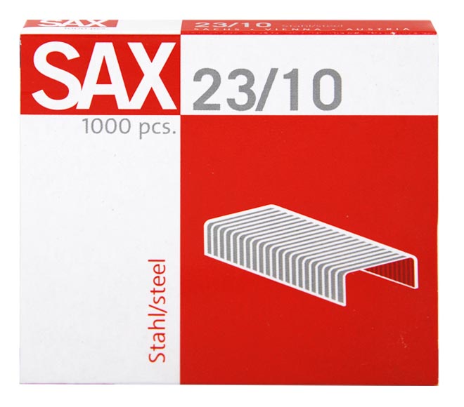 SAX staples 23/10 x 1000pcs