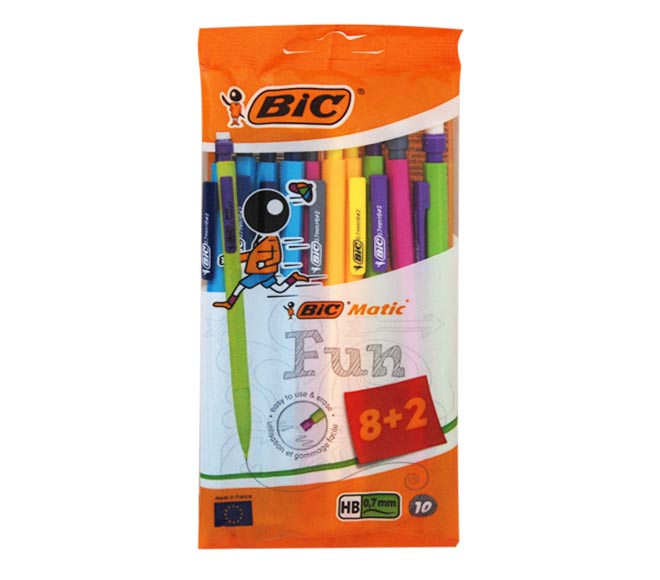 mechanical pencil BIC matic fun  (0.7mm) 10pcs (8+2 FREE)