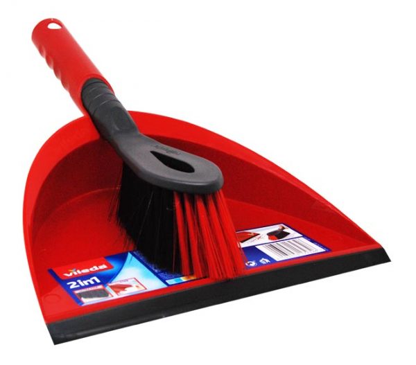 dustpan with brush VILEDA Cheap Basket