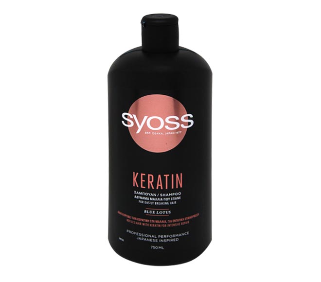 SYOSS professional shampoo 750ml – Keratin