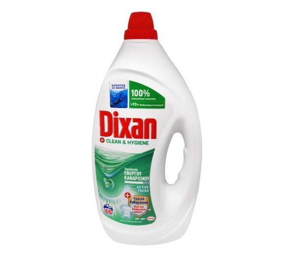 DIXAN Plus gel 66 washes 3.3L - Clean & Hygiene