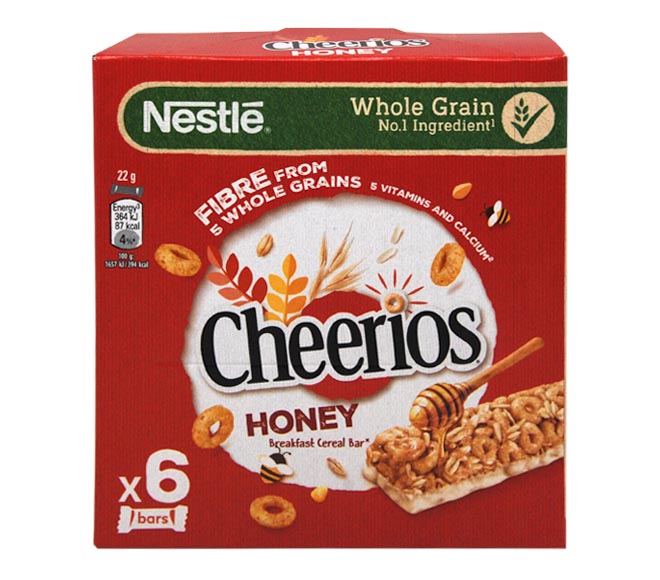 NESTLE honey cheerios bars 6x22g