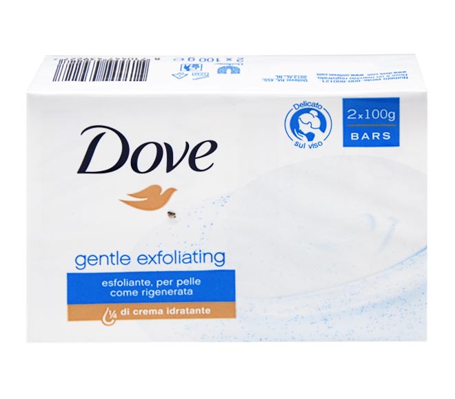 DOVE soap bar gentle exfoliating 2x100g