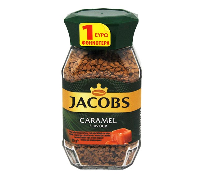 JACOBS instant coffee 95g – Caramel flavour (€1 OFF)